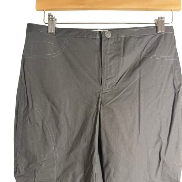 BDG Urban Outfitters Crishell Capri Cropped Y2K Pants Charcoal Size 0 - Picture 2 of 11
